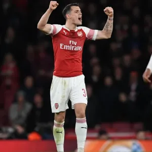 Granit Xhaka's Emotional Europa League Triumph: Arsenal Secures Victory over Stade Rennais