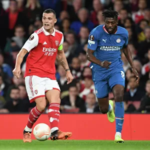 Granit Xhaka's Europa League Battle: Arsenal vs PSV Eindhaven