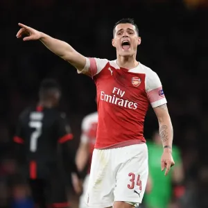 Granit Xhaka's Europa League Showdown: Arsenal vs Stade Rennais (2018-19)