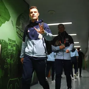 Granit Xhaka's Focus: Arsenal's Battle in Lisbon - UEFA Europa League Round of 16, Sporting CP vs Arsenal FC