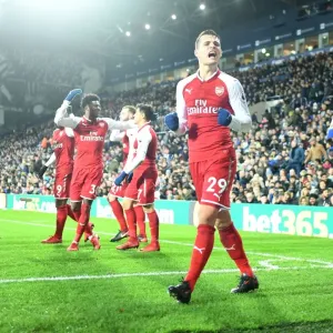Granit Xhaka's Game-Winning Goal: Arsenal's Triumph at West Bromwich Albion (2017-18)