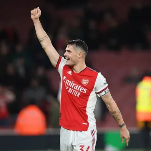 Granit Xhaka's Heartfelt Appreciation: Arsenal's Victory Over West Ham United, Premier League 2021-22 Granit Xhaka's Heartfelt Appreciation: Arsenal's Victory Over West Ham United, Premier League 2021-22