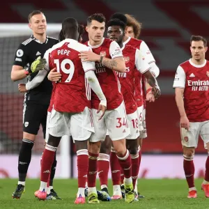 Granit Xhaka's Reaction: Arsenal vs. Tottenham Hotspur, Premier League 2020-21