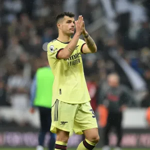 Granit Xhaka's Reaction: Newcastle United vs. Arsenal, Premier League 2021-22 Granit Xhaka's Reaction: Newcastle United vs. Arsenal, Premier League 2021-22