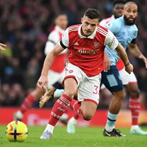 Granit Xhaka's Standout Midfield Display: Arsenal's Victory Against Brentford in Premier League 2022-23