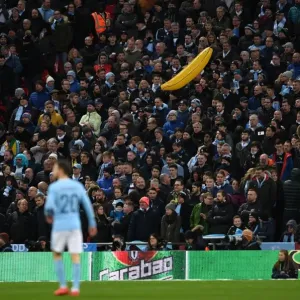 The Great Inflatable Banana Duel: Arsenal vs Manchester City - Carabao Cup Final The Great Inflatable Banana Duel: Arsenal vs Manchester City - Carabao Cup Final
