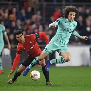 Guendouzi vs. Andre: Intense Clash in Arsenal's Europa League Battle with Rennes