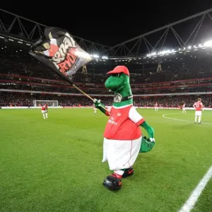 Gunner. Arsenal 1: 0 Stoke City, Barclays Premier League, Emirates Stadium