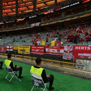 Gunnersaurus at the Europa League Final: Arsenal vs. Chelsea, Baku 2019