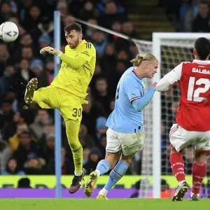Haaland vs. Turner: A Battle at the Etihad - Arsenal vs. Manchester City, Emirates FA Cup 2022-23 Haaland vs. Turner: A Battle at the Etihad - Arsenal vs. Manchester City, Emirates FA Cup 2022-23