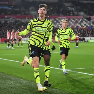 Havertz Scores First Arsenal Goal: Arsenal Takes Early Lead Over Brentford in 2023-24 Premier League