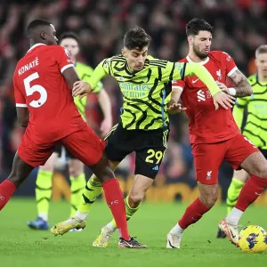 Havertz vs. Konate & Szoboszlai: Battle of the Stars - Liverpool vs. Arsenal, 2023-24 Premier League Havertz vs. Konate & Szoboszlai: Battle of the Stars - Liverpool vs. Arsenal, 2023-24 Premier League
