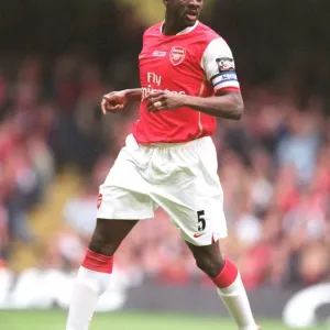 Print of Kolo Toure in action at the 2007 Carling Cup Final Print of Kolo Toure in action at the 2007 Carling Cup Final