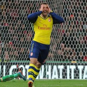 Heartbreaking Miss: Lukas Podolski at Stoke City (Arsenal vs. Stoke City, 2014-15 Premier League) Heartbreaking Miss: Lukas Podolski at Stoke City (Arsenal vs. Stoke City, 2014-15 Premier League)