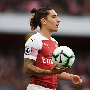 Hector Bellerin: In Action for Arsenal Against Everton, Premier League 2018-19