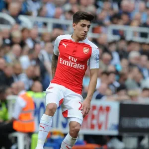 Hector Bellerin in Action: Arsenal vs. Newcastle United, Premier League 2015-16 Hector Bellerin in Action: Arsenal vs. Newcastle United, Premier League 2015-16