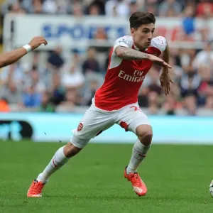 Hector Bellerin in Action: Arsenal vs. Newcastle United, Premier League 2015-16 Hector Bellerin in Action: Arsenal vs. Newcastle United, Premier League 2015-16