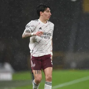 Hector Bellerin in Action: Arsenal vs. Wolverhampton Wanderers, Premier League 2020-21 Hector Bellerin in Action: Arsenal vs. Wolverhampton Wanderers, Premier League 2020-21