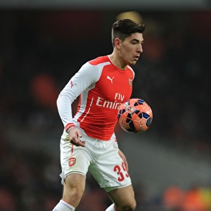 Hector Bellerin in Action: Arsenal vs Hull City, FA Cup 2014-15