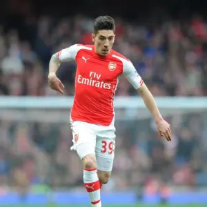 Hector Bellerin in Action: Arsenal vs Liverpool (2014-15), Emirates Stadium