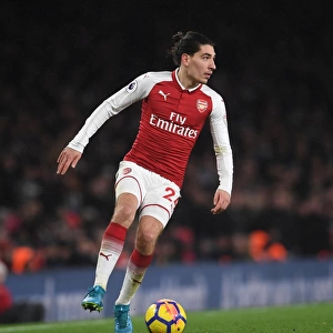 Hector Bellerin in Action: Arsenal vs Newcastle United, Premier League 2017-18
