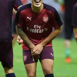 Hector Bellerin in Action: Arsenal vs SS Lazio Pre-Season Friendly, Stockholm 2018 Hector Bellerin in Action: Arsenal vs SS Lazio Pre-Season Friendly, Stockholm 2018