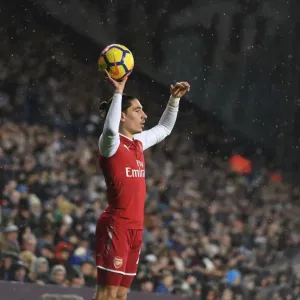 Hector Bellerin in Action: Arsenal vs West Bromwich Albion, Premier League (December 2017)
