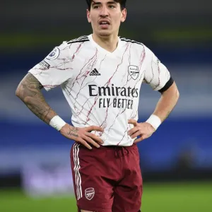 Hector Bellerin in Action: Brighton & Hove Albion vs Arsenal, Premier League 2020-21