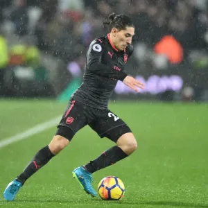 Hector Bellerin in Action: West Ham United vs Arsenal (2017-18) - Premier League Showdown Hector Bellerin in Action: West Ham United vs Arsenal (2017-18) - Premier League Showdown