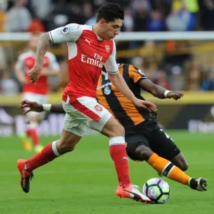 Hector Bellerin Print, Arsenal vs Hull City Premier League Match Hector Bellerin Print, Arsenal vs Hull City Premier League Match