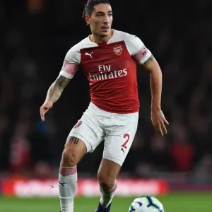 Hector Bellerin (Arsenal). Arsenal 3: 1 Leicester City. Premier League. Emirates Stadium Hector Bellerin (Arsenal). Arsenal 3: 1 Leicester City. Premier League. Emirates Stadium