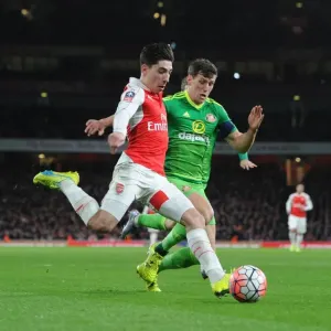 Hector Bellerin (Arsenal) Billy Jones (Sunderland) Hector Bellerin (Arsenal) Billy Jones (Sunderland)