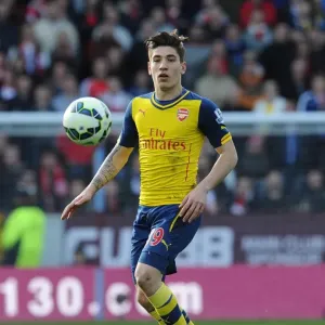 Hector Bellerin (Arsenal). Burnley 0: 1 Arsenal. Barclays Premier League. Turf Moor Hector Bellerin (Arsenal). Burnley 0: 1 Arsenal. Barclays Premier League. Turf Moor
