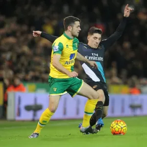 Hector Bellerin (Arsenal) Robbie Brady (Norwich) Hector Bellerin (Arsenal) Robbie Brady (Norwich)