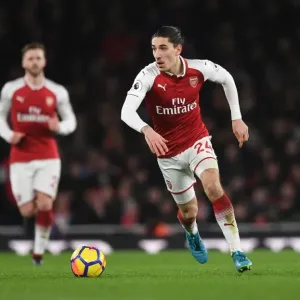 Hector Bellerin: Arsenal vs. Chelsea, Premier League 2017-18 - In Action Hector Bellerin: Arsenal vs. Chelsea, Premier League 2017-18 - In Action