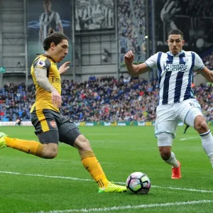 Hector Bellerin vs Jake Livermore: Intense Battle at The Hawthorns - West Bromwich Albion vs Arsenal, Premier League 2016-17 Hector Bellerin vs Jake Livermore: Intense Battle at The Hawthorns - West Bromwich Albion vs Arsenal, Premier League 2016-17