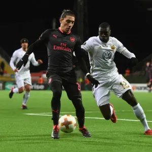 Hector Bellerin vs. Ken Sema: Battle in the Europa League between Ostersunds and Arsenal Hector Bellerin vs. Ken Sema: Battle in the Europa League between Ostersunds and Arsenal