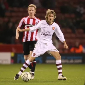 Henri Lansbury Print (Arsenal vs Sheffield United, Carling Cup 4th Round) Henri Lansbury Print (Arsenal vs Sheffield United, Carling Cup 4th Round)