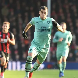 Henrikh Mkhitaryan in Action: AFC Bournemouth vs. Arsenal FC, Premier League 2018-19 Henrikh Mkhitaryan in Action: AFC Bournemouth vs. Arsenal FC, Premier League 2018-19