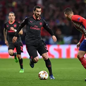 Henrikh Mkhitaryan in Action: Arsenal vs Atletico Madrid, UEFA Europa League Semi-Final