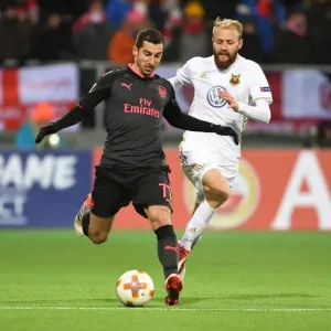Henrikh Mkhitaryan vs Curtis Edwards: Battle in the Europa League between Ostersunds and Arsenal Henrikh Mkhitaryan vs Curtis Edwards: Battle in the Europa League between Ostersunds and Arsenal