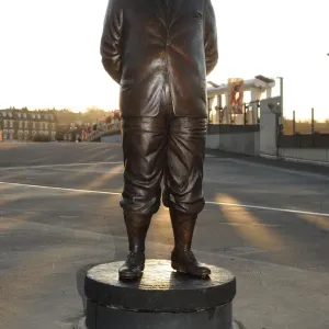 Herbert Chapman Statue Print at Emirates Stadium