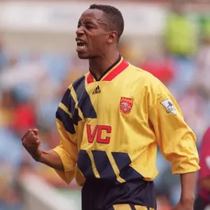 Ian Wright in Action for Arsenal Football Club Ian Wright in Action for Arsenal Football Club