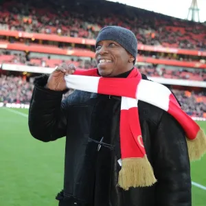Ian Wright Returns to Arsenal: Arsenal v Everton, Premier League 2011-12