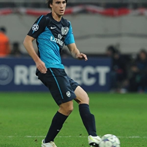 Ignasi Miquel in Action: Olympiacos vs. Arsenal, UEFA Champions League 2011-12