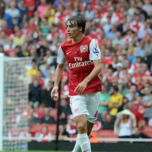 Ignasi Miquel (Arsenal). Arsenal 0: 2 Liverpool. Barclays Premier League Ignasi Miquel (Arsenal). Arsenal 0: 2 Liverpool. Barclays Premier League