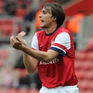 Ignasi Miquel (Arsenal). Arsenal 1: 0 Anderlecht. The Markus Liebherr Memorial Cup