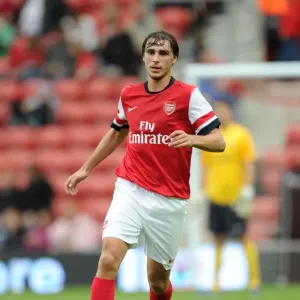 Ignasi Miquel in Pre-Season Action: Arsenal vs. Anderlecht (2012-13)