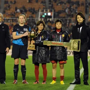 INAC Kobe vs. Arsenal Ladies: A 1-1 Thriller - Kawasumi vs. Ludlow Rivalry at Charity Match in Nishigaoka Stadium, Tokyo INAC Kobe vs. Arsenal Ladies: A 1-1 Thriller - Kawasumi vs. Ludlow Rivalry at Charity Match in Nishigaoka Stadium, Tokyo