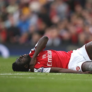 Injured Arsenal captain Kolo Toure